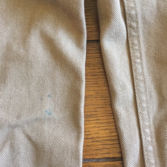 MOSSIMO Khaki Tan Jeans Slim Straight Leg Size 26 X 28 Classic - Picture 7 of 7